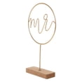 thumbnail image 3 of WEUVEB Handmade Golden Wire Sign Day Wedding Decoration, 3 of 9