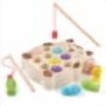 thumbnail image 1 of Juguete de pesca magnético de madera, juego para niños de 2 años, juego de pesca magnético de madera, juguete de madera Montessori para el desarrollo educativo del bebé, juguete educativo para niños, 1 of 5