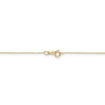 thumbnail image 4 of 10K Yellow Gold necklace Cable chain Pendant Diamond-cut 18 in 0.6 mm, 4 of 5