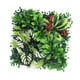 thumbnail image 2 of Panel de césped artificial para pared, decorativo, 25 x 25 cm, hojas verdes de plástico Estilo H, 2 of 9