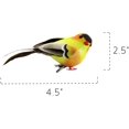 thumbnail image 5 of Cornucopia Brands Yellow Goldfinches (6-Pack); Artificial Bird Ornaments for Crafts, Christmas Tree and Seasonal Displays and Wreaths, 2.5 x 4 Inches, 5 of 6