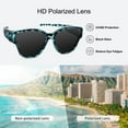 thumbnail image 3 of TINHAO Fit Over Glasses Sunglasses For Women Trendy Cat Eye Polarized Go Over Glass Sunglasses UV400 Protection, 3 of 7
