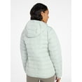 thumbnail image 4 of Ozark Trail Women's and Women's Plus Size Core Puffer Jacket with Hood, Sizes XS-3X, 4 of 7