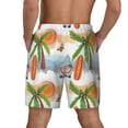 thumbnail image 3 of Kdxio Gnome And Surfing Print Men'S Swim Trunks With Compression Liner 7 Inch Inseam Quick Dry Swim Shorts, 3 of 7