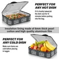 thumbnail image 5 of Iauyy Casserole Carrier for Hot Food Insulated Casserole Travel Carry Bag with Lid Food Warmer Bag for Party/Picnic,Blackboard, 5 of 7