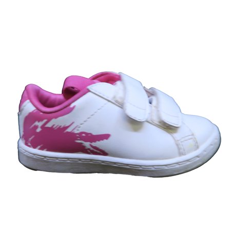 

Pre-owned Lacoste Girls White | Pink Sneakers size: 5 Toddler