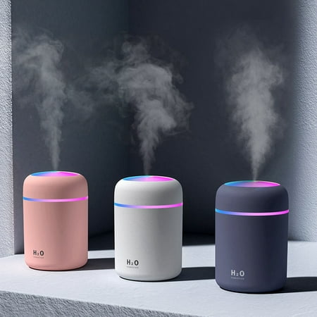 

Colorful Mini Air Humidifier USB Desktop Air Humidifier for Office Bedroom Etc. (with 4 Spare Cotton Swabs)-A