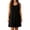 Black, variant on Dlentnea Women Plus Size Tank Nightgowns Sleeveless Comfortable Breathable Loungewear Soft Sleepwear Dress