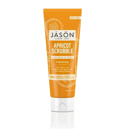 Jason Apricot Scrubble Brightening Face Wash & Scrub - 4oz