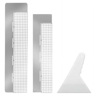 Stainless Steel Diamond Painting Ruler - Mesh Guide Tool For 5D Diamond Art & DIY Craft Projects