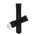 thumbnail image 1 of 26mm Silicone Watch Bands - Soft Rubber Replacement Watch Straps - Smooth and Ribbed - Waterproof - Stainless Steel Buckle - Many Colors, 1 of 8