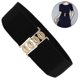 thumbnail image 1 of Datian Wide Elastic Waist Cinch Stretch Waistband Retro Clasp Buckle Belt, 1 of 3