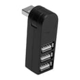 thumbnail image 3 of Concentrador USB 2.0 Shamjiam 3 Puertos 270 Grados Giratorio Compacto Negro, 3 of 8
