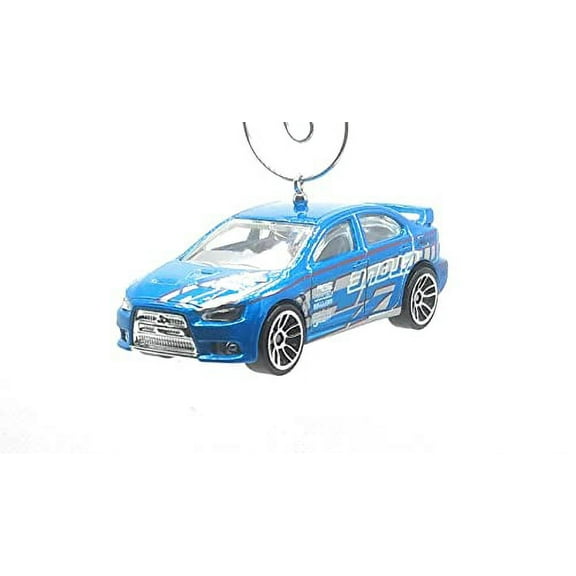 Christmas Ornament for 2008 Lancer Evolution Blue