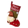 thumbnail image 1 of Medias navideñas grandes, decoración navideña, calcetines para chimenea, adornos navideños de granja Papá Noel, 1 of 9