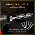 thumbnail image 3 of Hole Brush Cleaning Brush Set Steel Wire Hole Brush Set Stainless Steel Cleaning Brush for Electric Impact Drill, 3 of 7