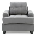 thumbnail image 4 of Glory Furniture Sandridge Microsuede Chair in Gray, 4 of 6