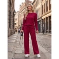 thumbnail image 3 of Cueply 2 Piece Sets for Women Outfits Casual Long Sleeve Lounge Matching Sets Clothing with Pockets, 3 of 9