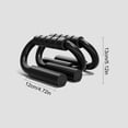 thumbnail image 6 of S Shape Pushup Handles Foam Handles Push Up Stand Trainers Anti Slip Home Fitness Chest Training Equipment (black), 6 of 6
