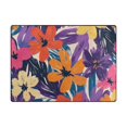 thumbnail image 5 of Yayeee Area Rugs for Living Room 5.2'x4' Indoor Non Slip Washable Bedroom Carpet, Colorful Painted Flowers Pattern, 5 of 5