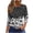 Black-Shirts, variant on Jsaierl Womens 3/4 Length Sleeve Tops Summer Round Neck Shirts Dressy Print Petite Blouses Flowy Elegant Tunic Top S-5XL