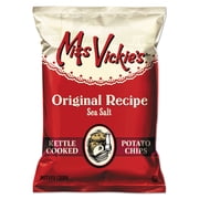 Frito-lay Kettle Cooked Sea Salt Potato Chips, 1.38 Oz Bag, 64/carton