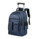 thumbnail image 2 of Mochila con ruedas de gran capacidad, ideal para negocios, para adultos, mujeres y hombres. azul oscuro, 2 of 9