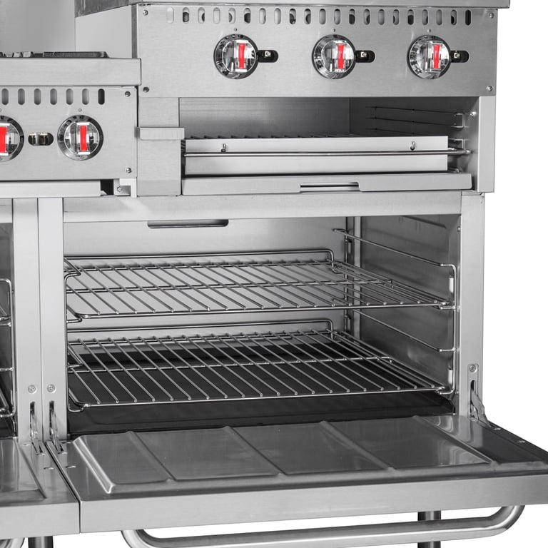 60 in. 6 Burner Commercial Natural Gas Range with 24 in. Griddle