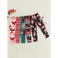 thumbnail image 6 of Douhoow Little Girl Christmas Leggings Boys Girls Trousers Casual Long Pants 5-8 Years, 6 of 8