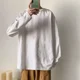 thumbnail image 3 of Camiseta holgada con capucha para hombre, ropa de hombre de talla grande, moda Harajuku, algodón, blanca, talla grande, XXL, nueva camiseta elástica, oferta, 3 of 5