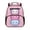 Stacked Axolotl Print, variant on Uorisanigo Dolphin Print Kids Children School Backpack for Girls 6-7, Lightweight Casual Backpack, Large Capacity Elementary Rucksack for Travel and Camping