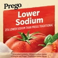 thumbnail image 4 of Prego Traditional Lower Sodium Pasta Sauce, 23.5 oz Jar, 4 of 11