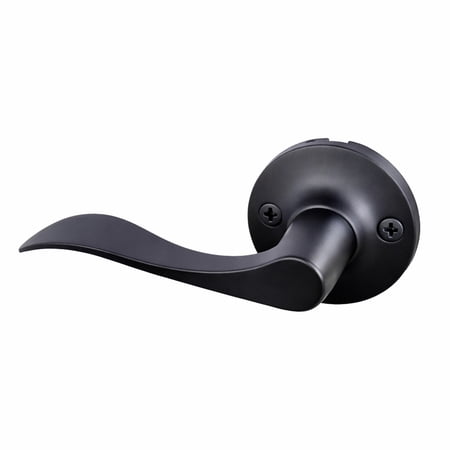 Stratford Left-Hand Dummy Door Lever, Matte Black