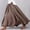Khaki, variant on Elegant Flowy Women's High Waist Skirt Boho Maxi Long Skirt with Elastic Waist for Daily Wear and Party
