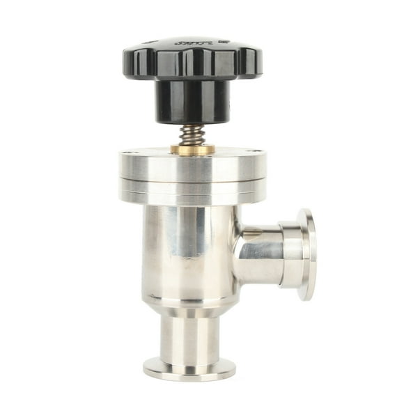 Bellow Isolation Valve High Vacuum KF25 304 Stainless Steel Manual Right Angle Valve Air Valve