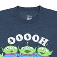 thumbnail image 3 of Disney Toy Story T-Shirt Men's Little Green Aliens Oooh Yeah Adult Short Sleeve Tee, 3 of 3
