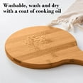 thumbnail image 4 of Snmubt Wood Cutting Board with Handle Wooden Ecologicals Bamboos Serving Board Kitchen Baking Chopping Boards for Pizza Bread Cheese Steak Charcuterie Fruit Vegetables Cutting Board for Kitchen, 4 of 6