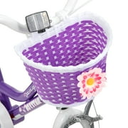 JOYSTAR Angel Girls Bike 14 Inch Kids Bike With Training Wheels for 3-5 Years Old Girls,Toddler Bicycle,Purple