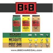 B&B Charcoal 20 Pound Oak Lump Charcoal