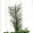 thumbnail image 2 of HOMCOM 9ft Tall Pencil Artificial Christmas Tree Holiday Décor with 1298 Branches, Auto Open, Steel Base, Pine Needles, Green, 2 of 4