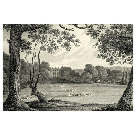 Great BIG Canvas | "View of Langley Park" Art Print - 30x20