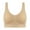 Beige, variant on Seamless Wireless Padded Bralette Comfortable Breathable Supportive Bra for Everyday Wear with Soft Stretch Fabric and Wide Straps