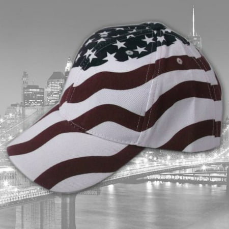 144 American US Flag Baseball Cap Hat USA Patriotic Stars Stripes Wholesale