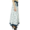 thumbnail image 1 of Phagun Jupe Portefeuille Hippie en Coton à Motif Paris, Couche Simple, Sarong, 1 of 3