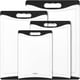 thumbnail image 1 of Tablas De Cortar Extra Grandes De Plástico Para Cocina (Juego De 4) Tabla De Cortar Para Lavavajillas Con Ranuras Para Jugo Asas De Fácil Agarre Negro Empune, 1 of 5