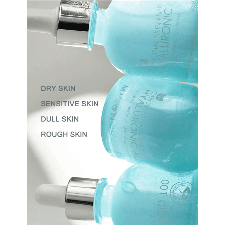 Mizon Hyaluronic Acid 100 Skin Care Facial Serum, 1.01 fl oz