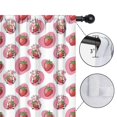 thumbnail image 4 of Blackout Kids Curtains,Pink Cow Strawberry Pattern Childrens Insulated Curtains Set Of 2,Bedroom Essentials,Toddler Room Decor 42x54in(106x137cm), 4 of 5