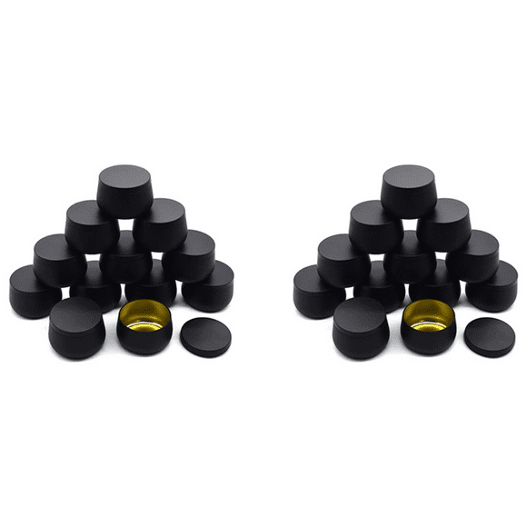 4 Oz Candle Tin, 24Pcs Candle Containers for Making Candles, Empty Candle Tins with Lids in Bulk, Candle Jars Black