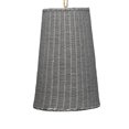 thumbnail image 4 of Benzara BM263643 Pendant with Woven Rattan Shade & Chain, Teal Blue, 4 of 5