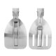 thumbnail image 1 of Espátula de acero inoxidable 304 de 2 piezas, espátula plegable para alimentos, espátula portátil para equipo de picnic al aire libre, 1 of 15